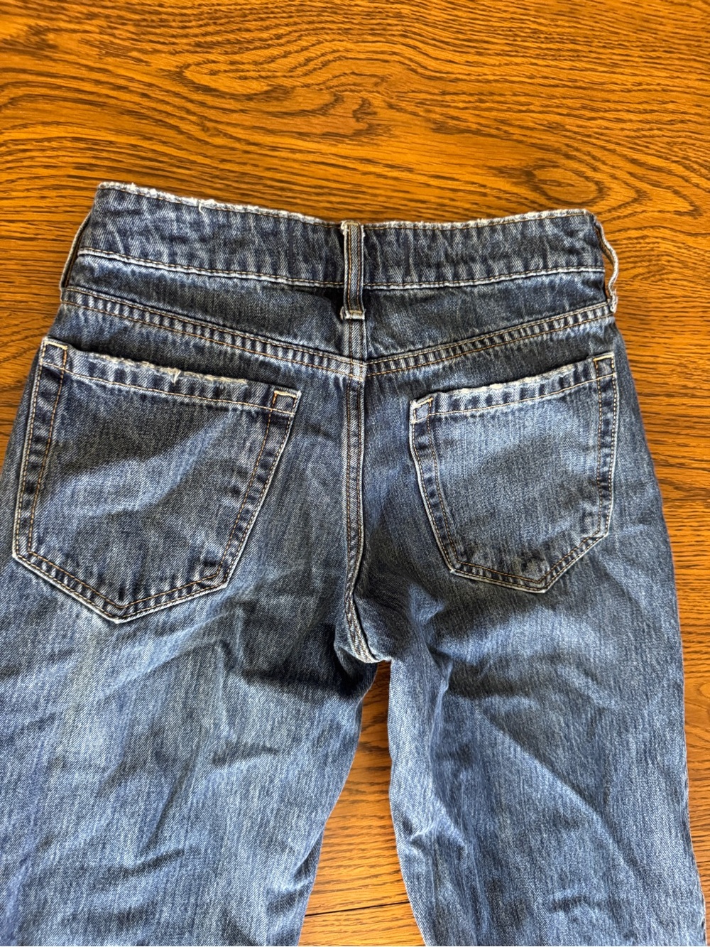Hollister Low-Rise Baggy Jeans — Relaxed Blue Denim Size 23 Regular or 000 R - Picture 5 of 6